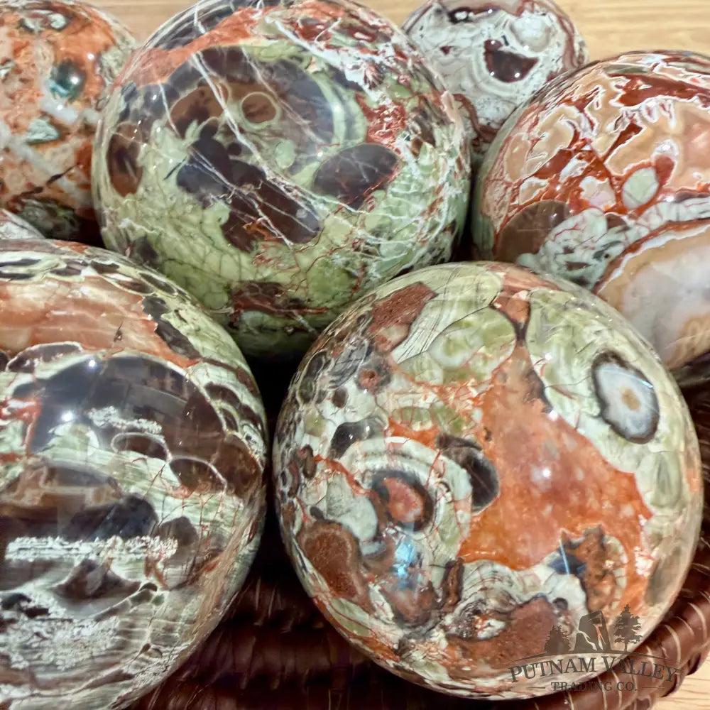 Money Agate Spheres | In Select Sizes Sphere