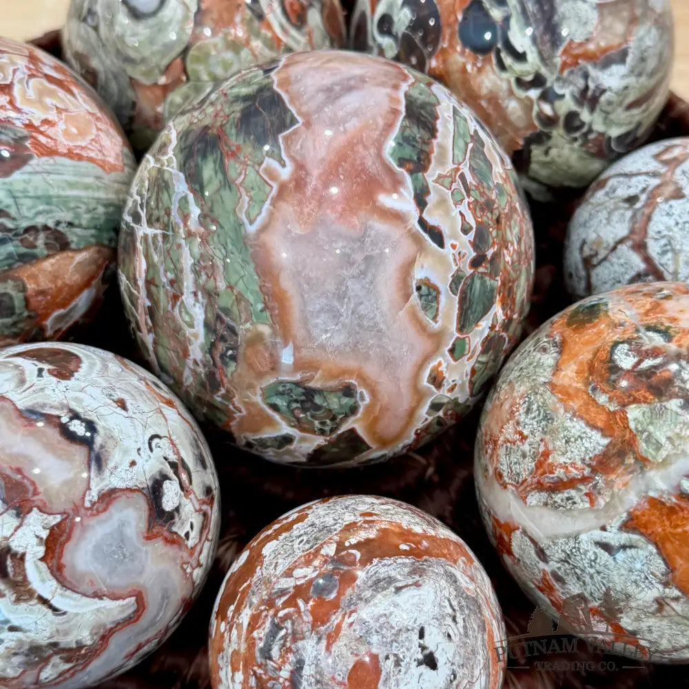Money Agate Spheres | In Select Sizes Sphere