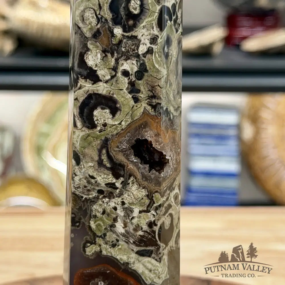 Money Agate Tower 8.5’’ - Tower