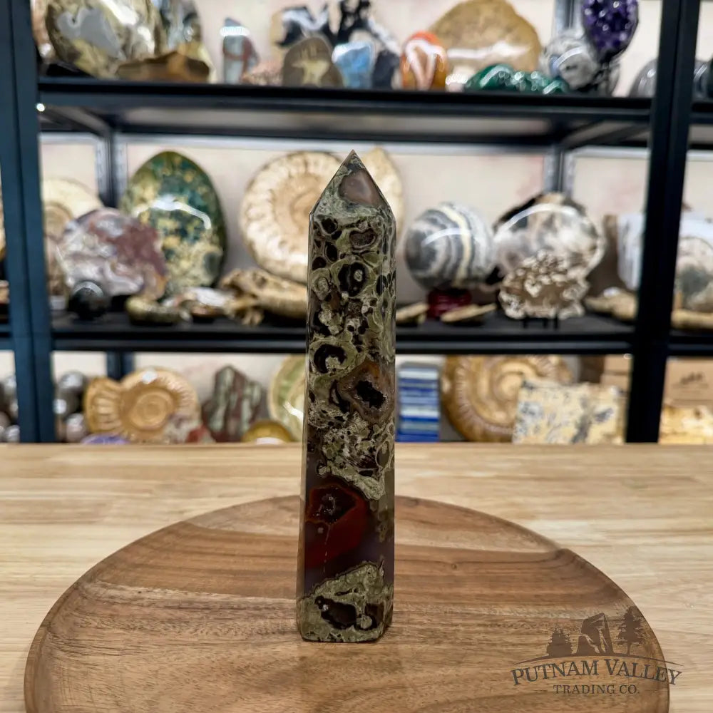 Money Agate Tower 8.5’’ - Tower