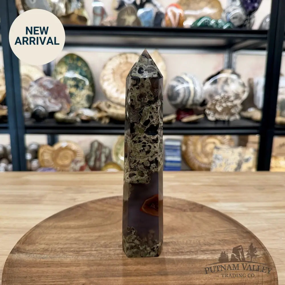Money Agate Tower 8.5’’ - Tower
