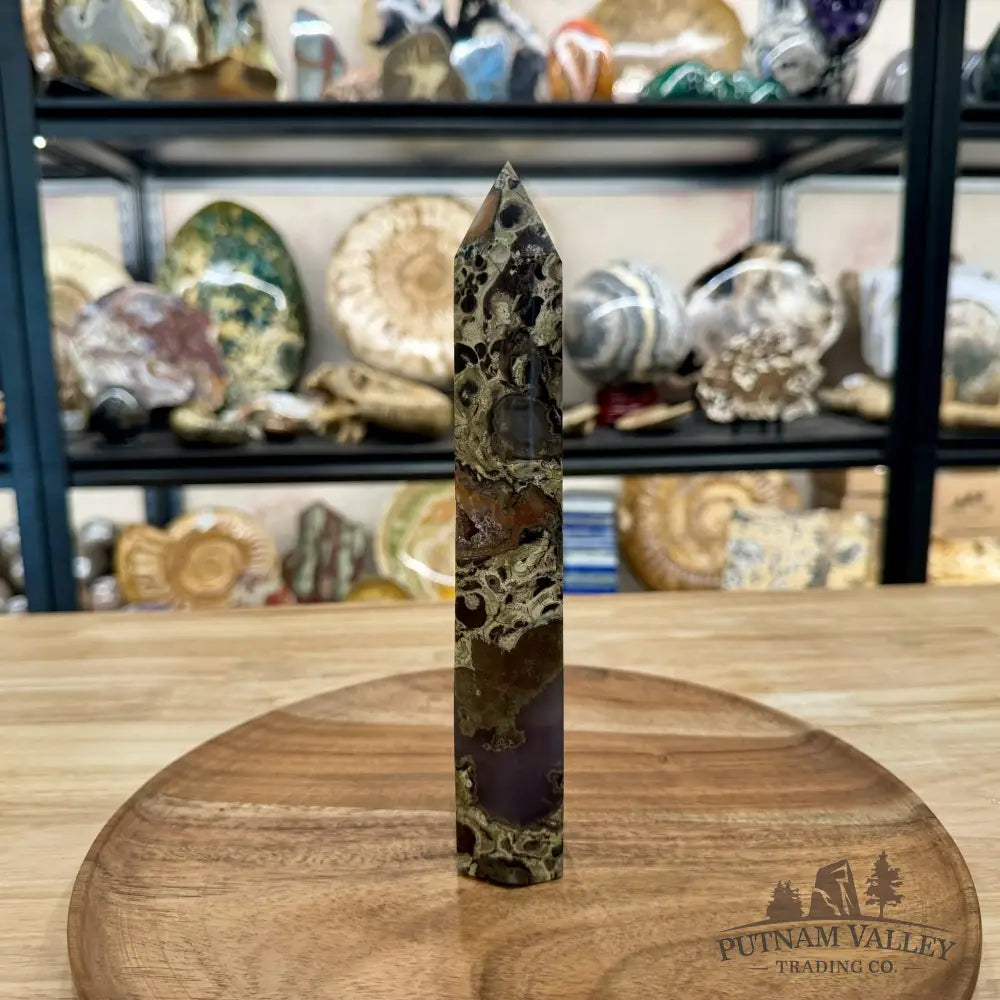 Money Agate Tower 8.5’’ - Tower