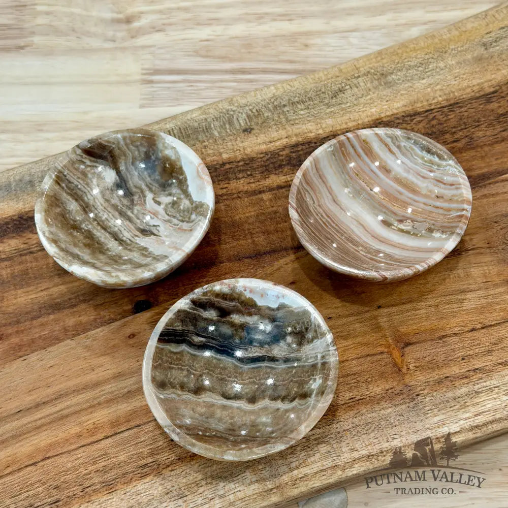 Moroccan Amber Aragonite Bowls 2.9’’ - Bowl