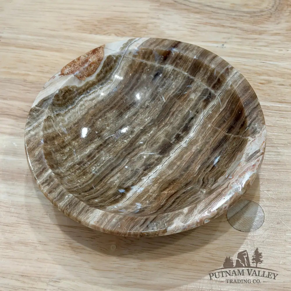 Moroccan Amber Aragonite Bowls 4.8’’ - Bowl