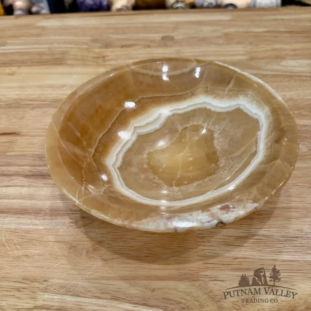 Moroccan Cream Aragonite Bowl 8’’ - Bowl