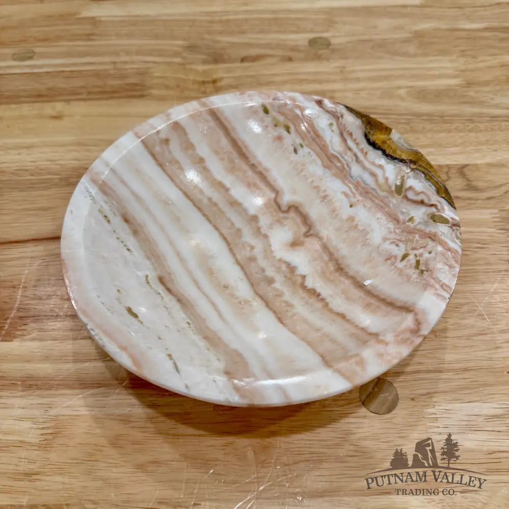 Moroccan Cream Aragonite Bowl 8’’ - Bowl