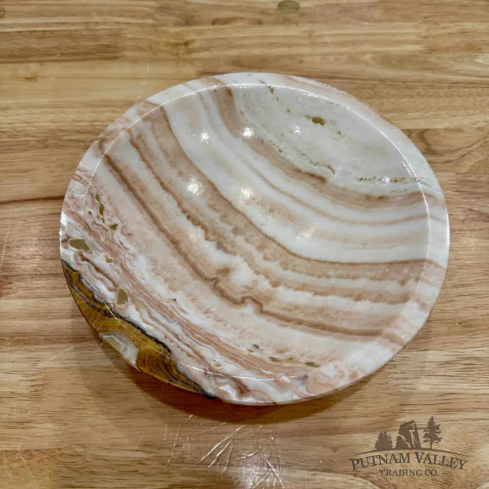 Moroccan Cream Aragonite Bowl 8’’ - Bowl