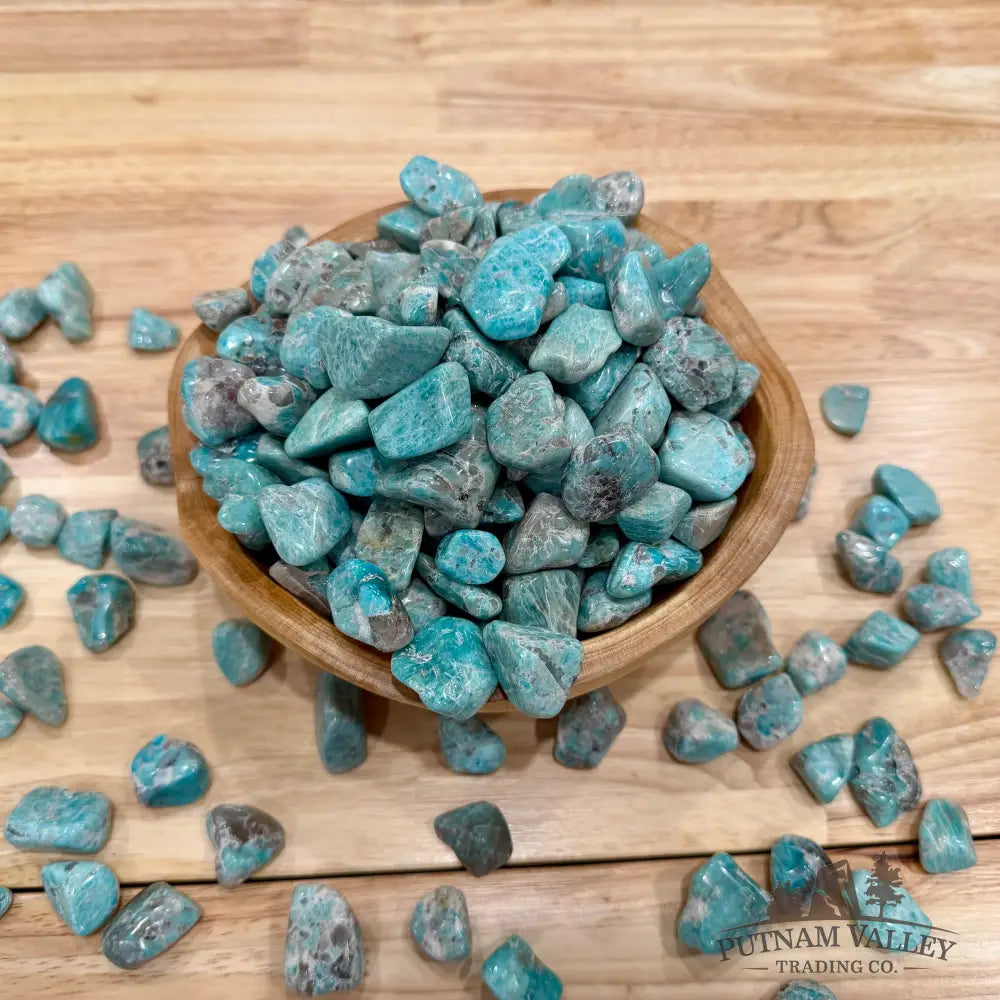 Tumbled Mozambique Amazonite (½ lb) - Tumbled Stone