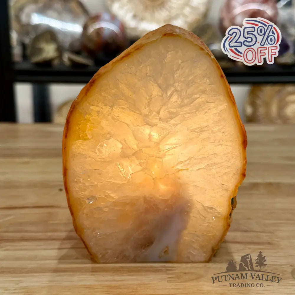 Polished Agate Lamp 5.5’’ - Lamp