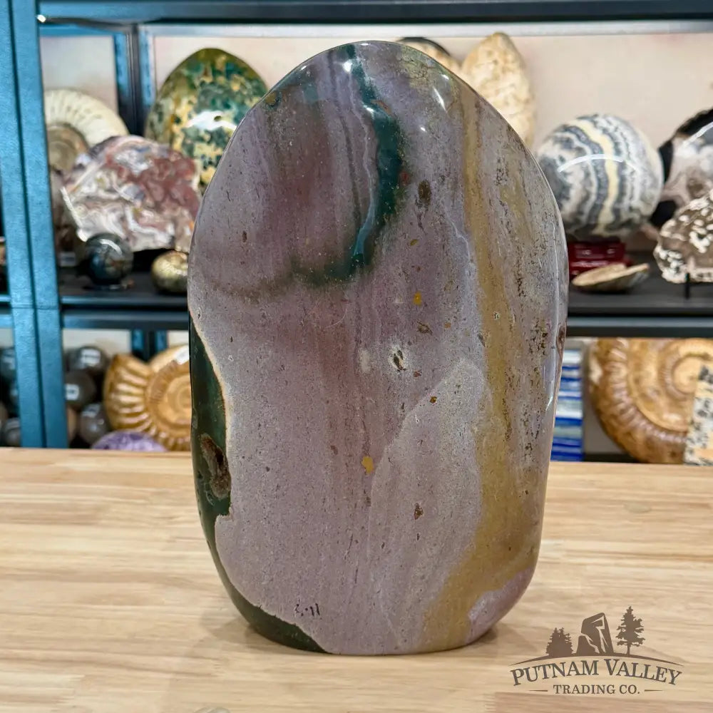 Ocean Jasper Freeform Statement Accent 13’’ | 25.04lb - Free Standing Accent