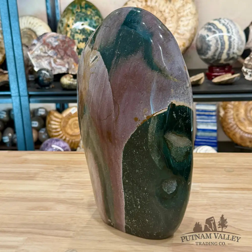 Ocean Jasper Freeform Statement Accent 13’’ | 25.04lb - Free Standing Accent