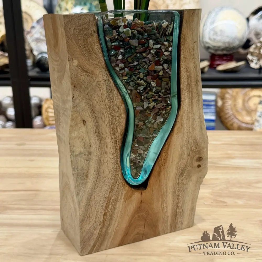 Ocean Jasper Polished Bowl & Vase Fill (1 lb) - Tumbled Stone