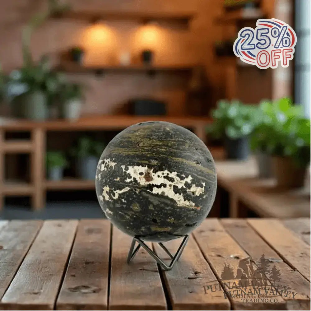 Ocean Jasper Sphere 5.3" - Putnam Valley Trading Co.