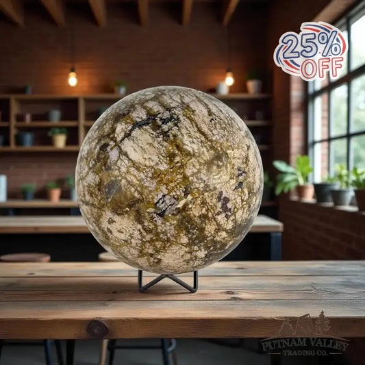 Ocean Jasper Sphere 6.17" - Putnam Valley Trading Co.