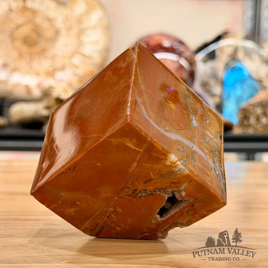Ocean Jasper Sphere Standing Cube Cube