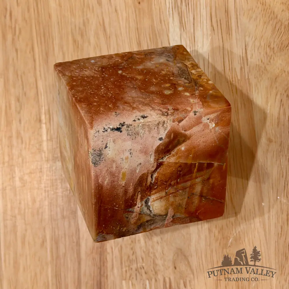 Ocean Jasper Sphere Standing Cube Cube