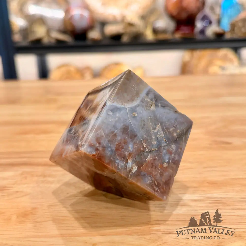 Ocean Jasper Sphere Standing Cube Cube