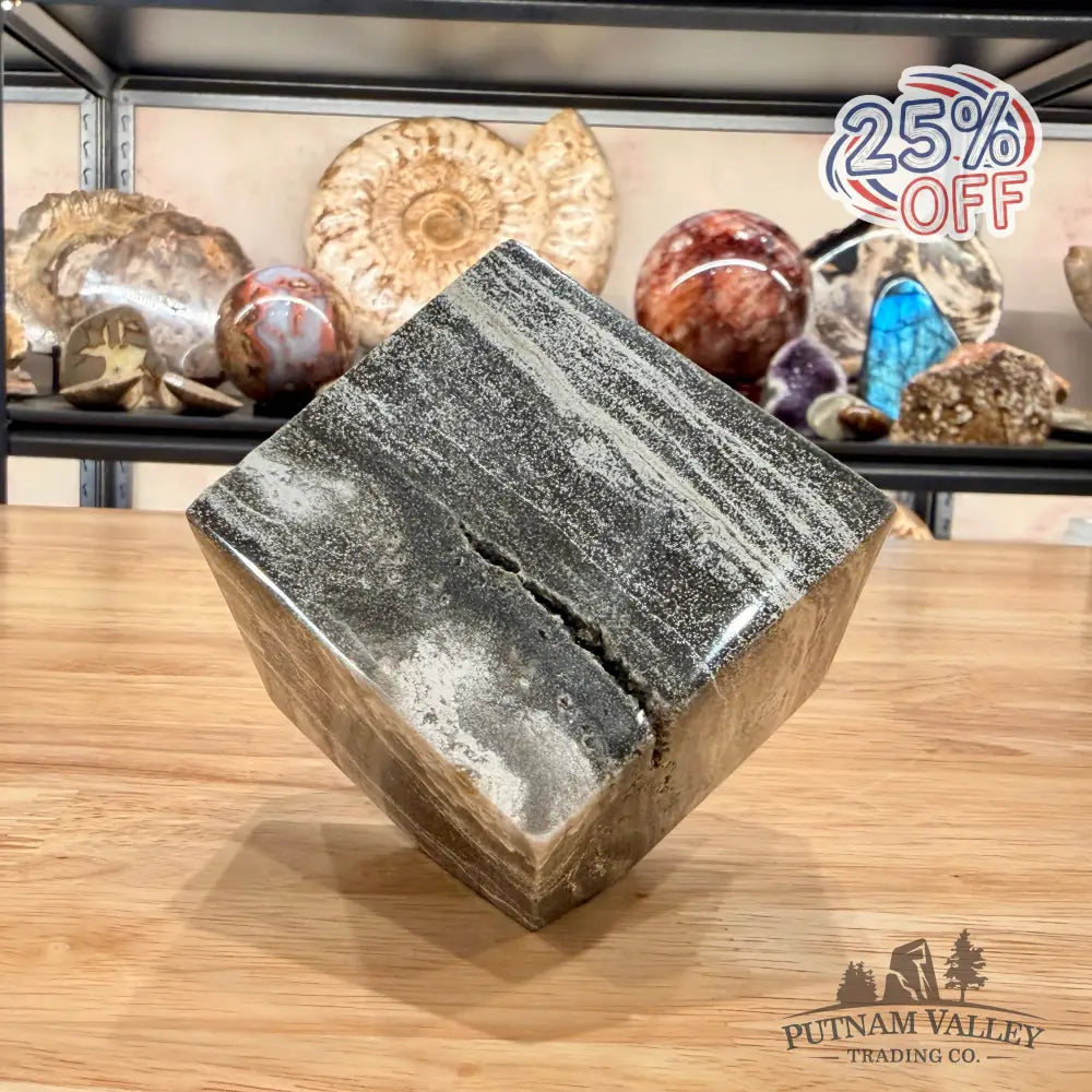 Ocean Jasper Sphere Standing Cube Cube