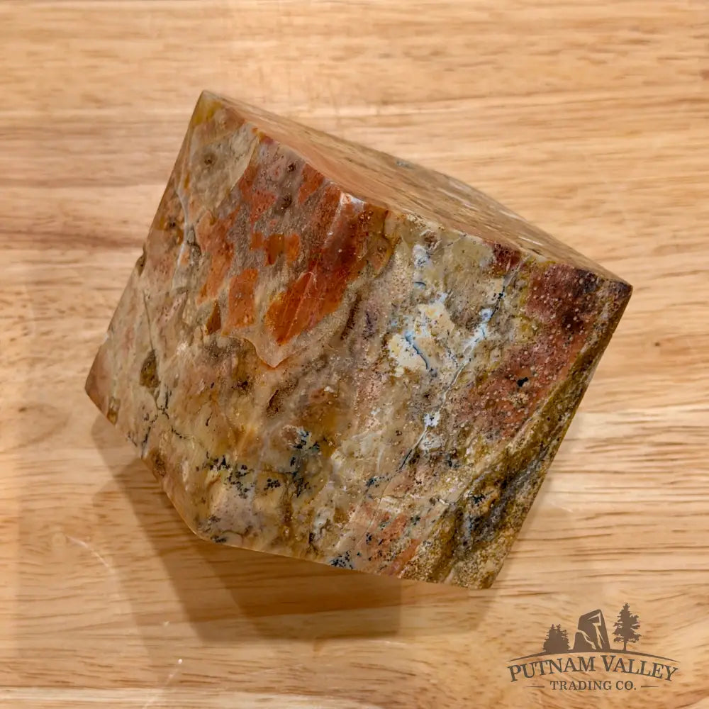 Ocean Jasper Sphere Standing Cube Cube