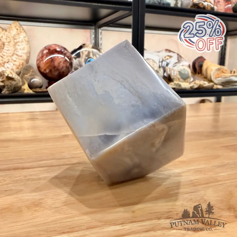 Ocean Jasper Sphere Standing Cube Cube