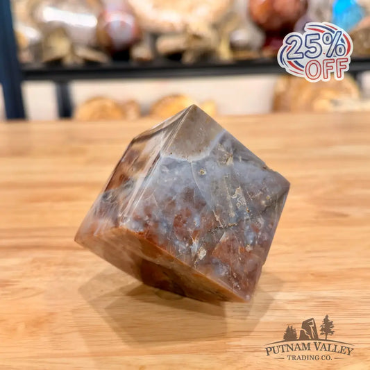 Ocean Jasper Sphere Standing Cube Cube