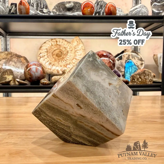 Ocean Jasper Sphere Standing Cube Cube