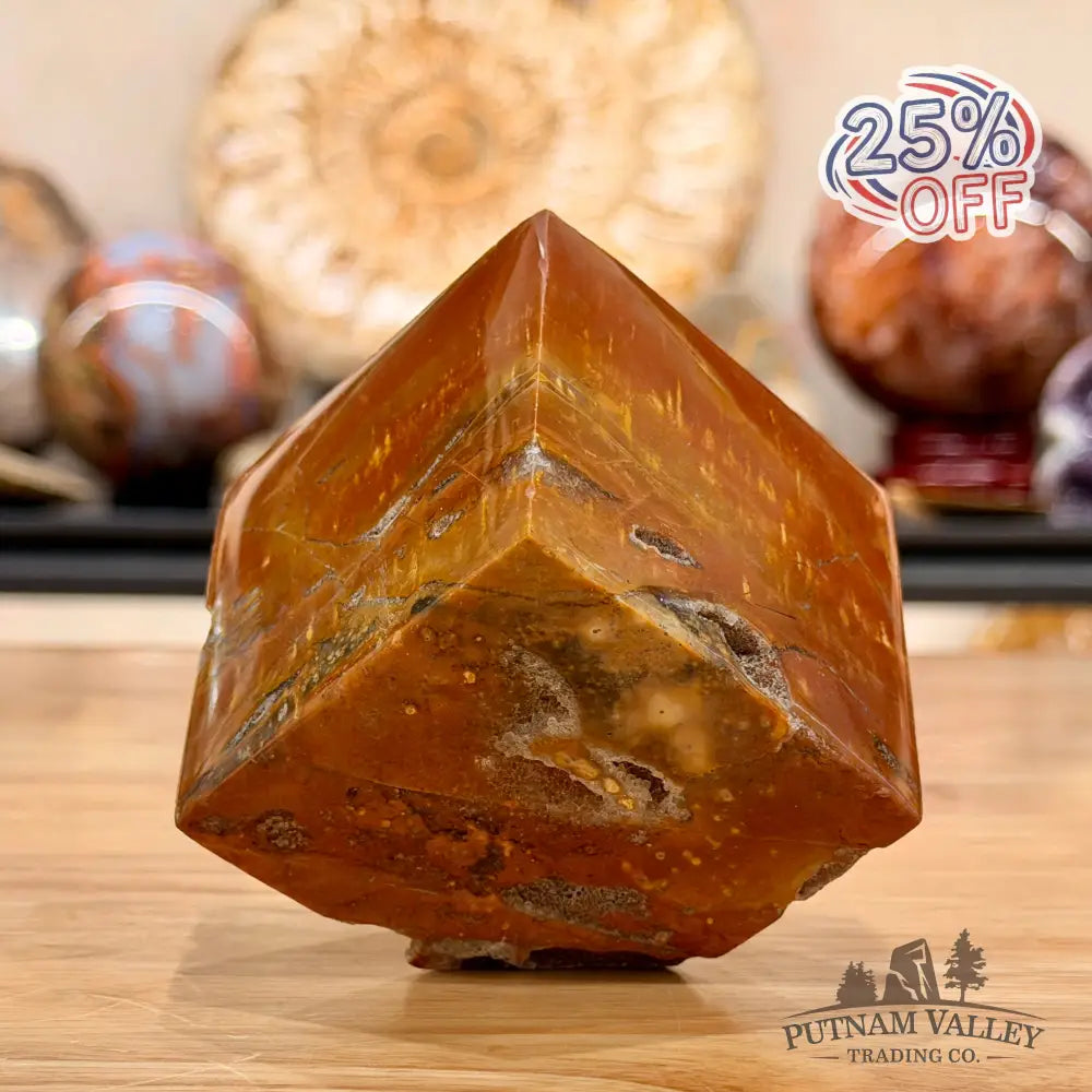 Ocean Jasper Sphere Standing Cube Cube