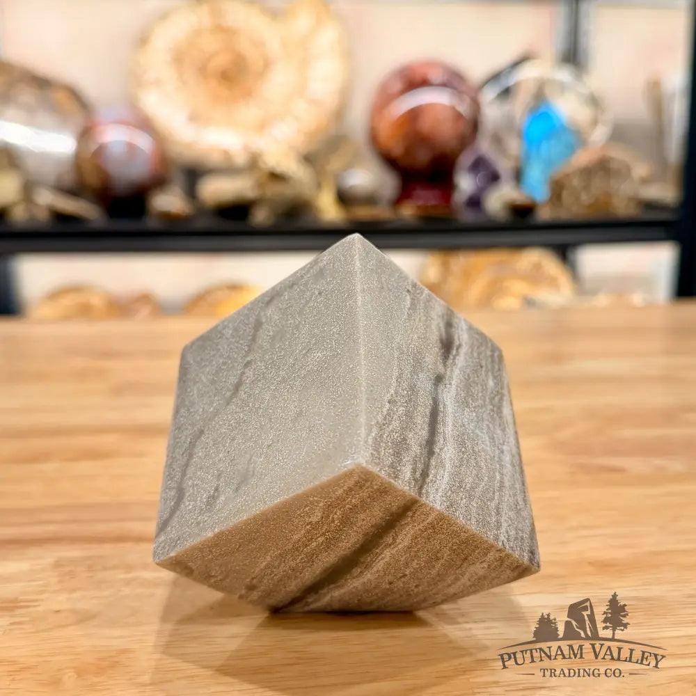 Ocean Jasper Sphere Standing Cube Cube