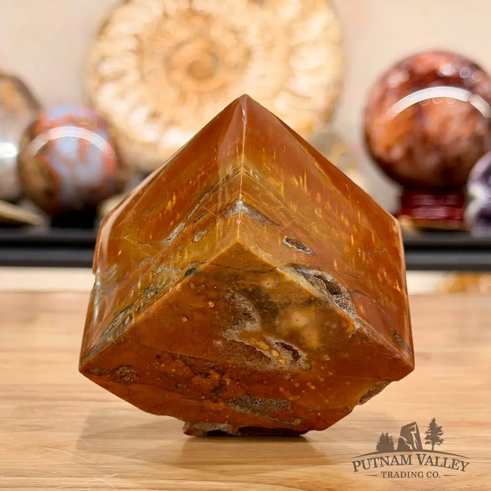 Ocean Jasper Sphere Standing Cube Cube