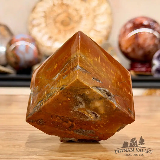 Ocean Jasper Sphere Standing Cube Cube