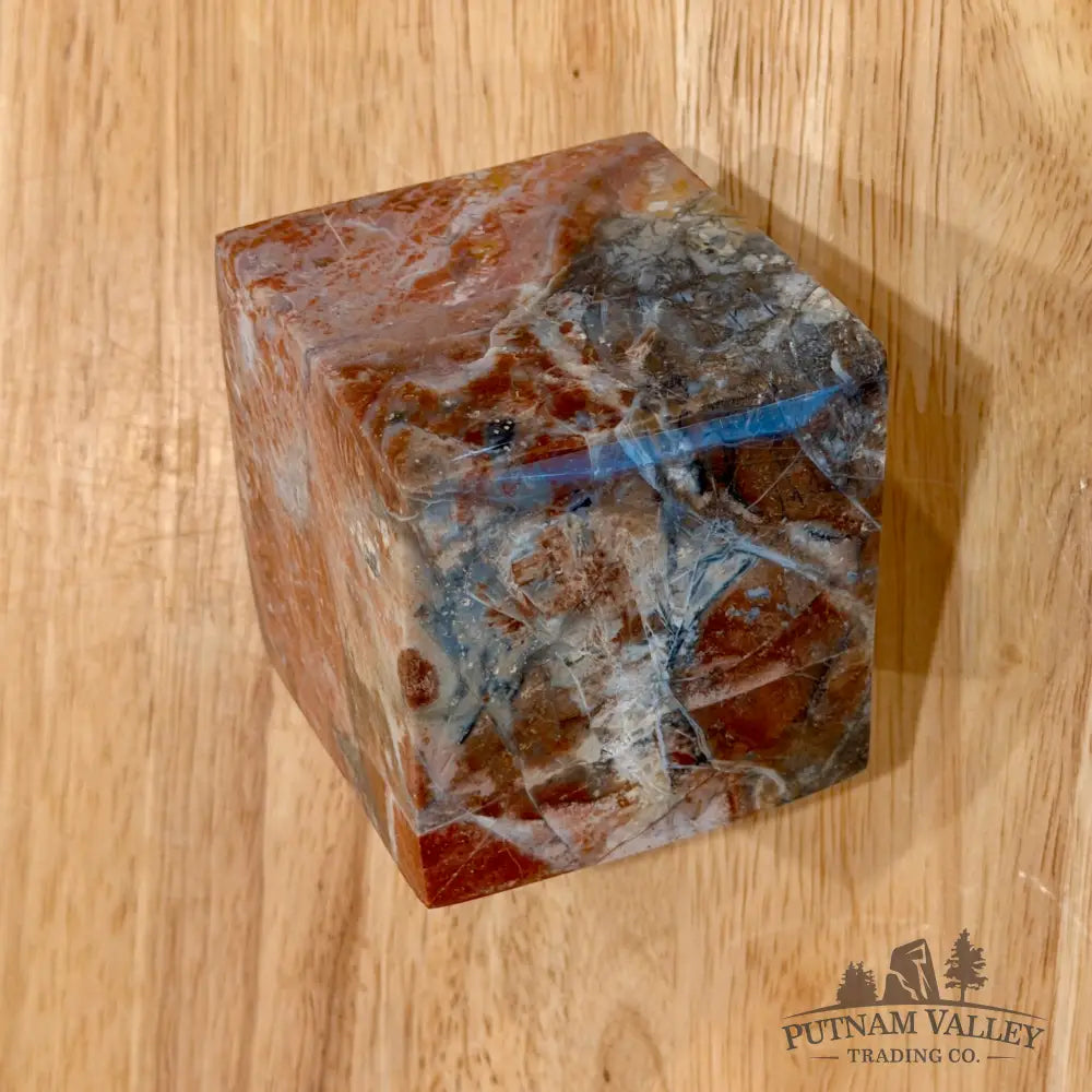 Ocean Jasper Sphere Standing Cube Cube