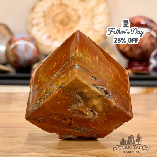 Ocean Jasper Sphere Standing Cube Cube