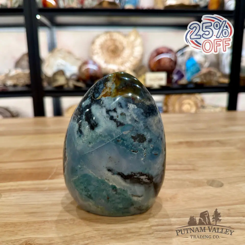 Ocean Jasper Table Accent 5.23’’ - Sculpture