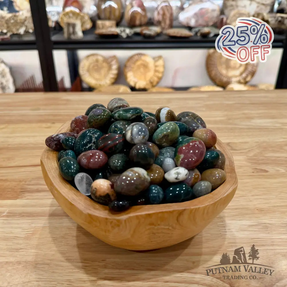Tumbled Ocean Jasper (½ lb) Tumbled Stone