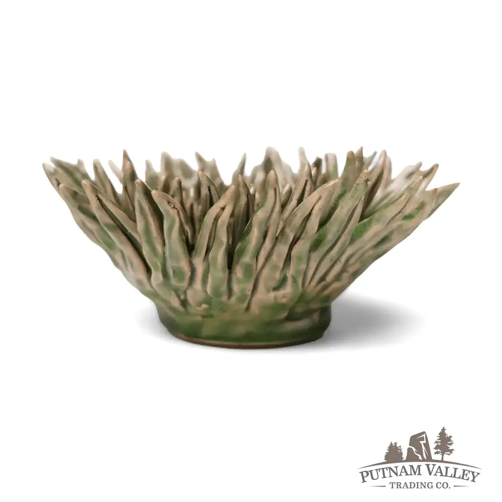 Ceramic Flower Wall Art Mum Olive 5 Accent