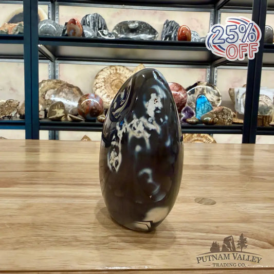 Orca Agate Table Accent 4.5’’ - Accent