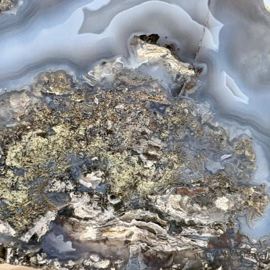 Oregon Blue-Gray Agate Thunderegg Half 4.64’’ - Accent