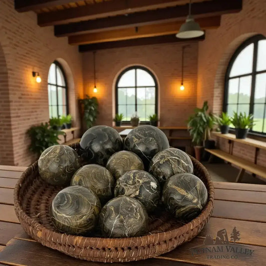 Peruvian Stromatolite Spheres - Putnam Valley Trading Co.