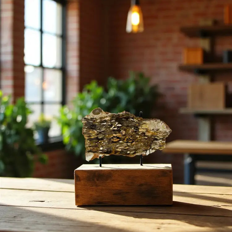 Petrified Australia Peanut Wood Slab Slab