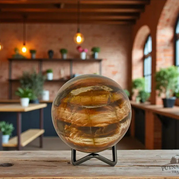 Petrified Wood Sphere Sphere
