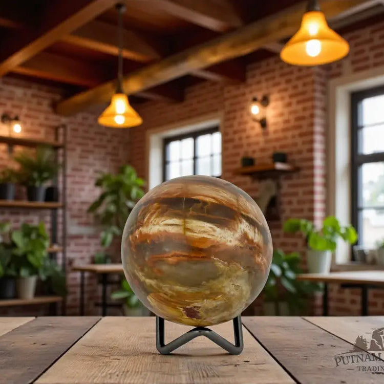 Petrified Wood Sphere Sphere