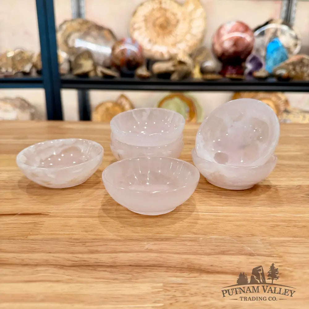 Pink Mangano Calcite Bowl 3’’ - Bowl