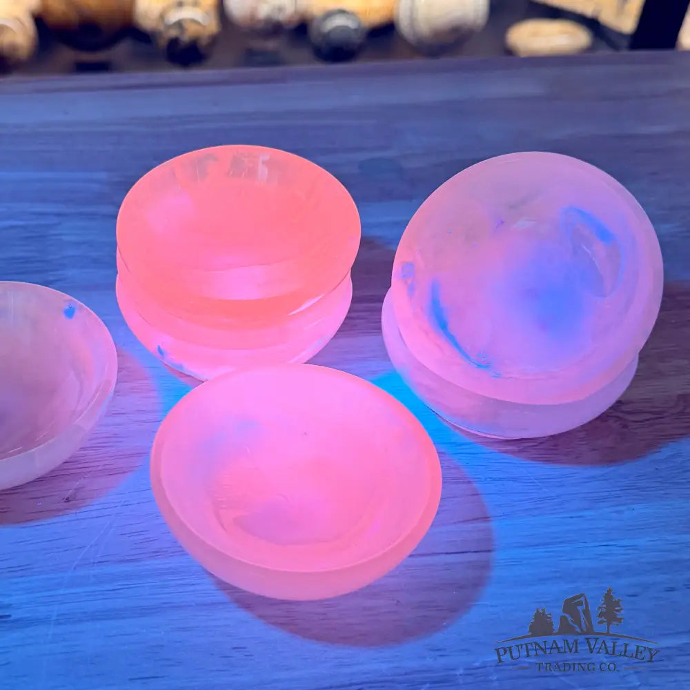 Pink Mangano Calcite Bowl 3’’ - Bowl
