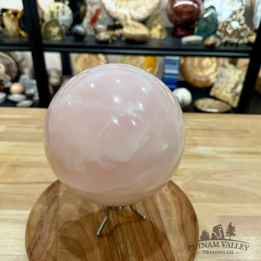 Pink Mangano Calcite Sphere 7.15’’ - Sphere