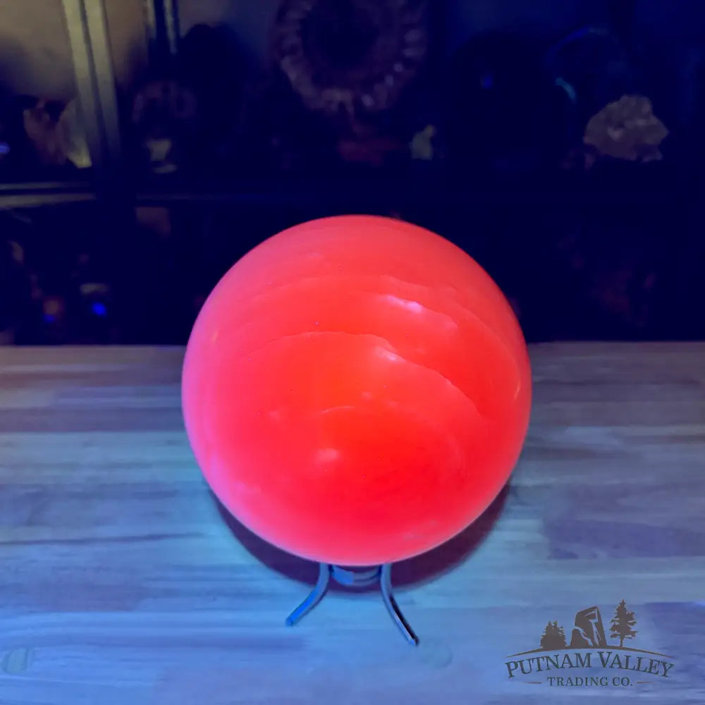 Pink Mangano Calcite Sphere 7.15’’ - Sphere