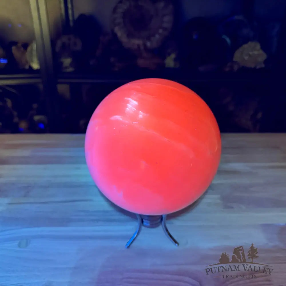 Pink Mangano Calcite Sphere 7.15’’ - Sphere