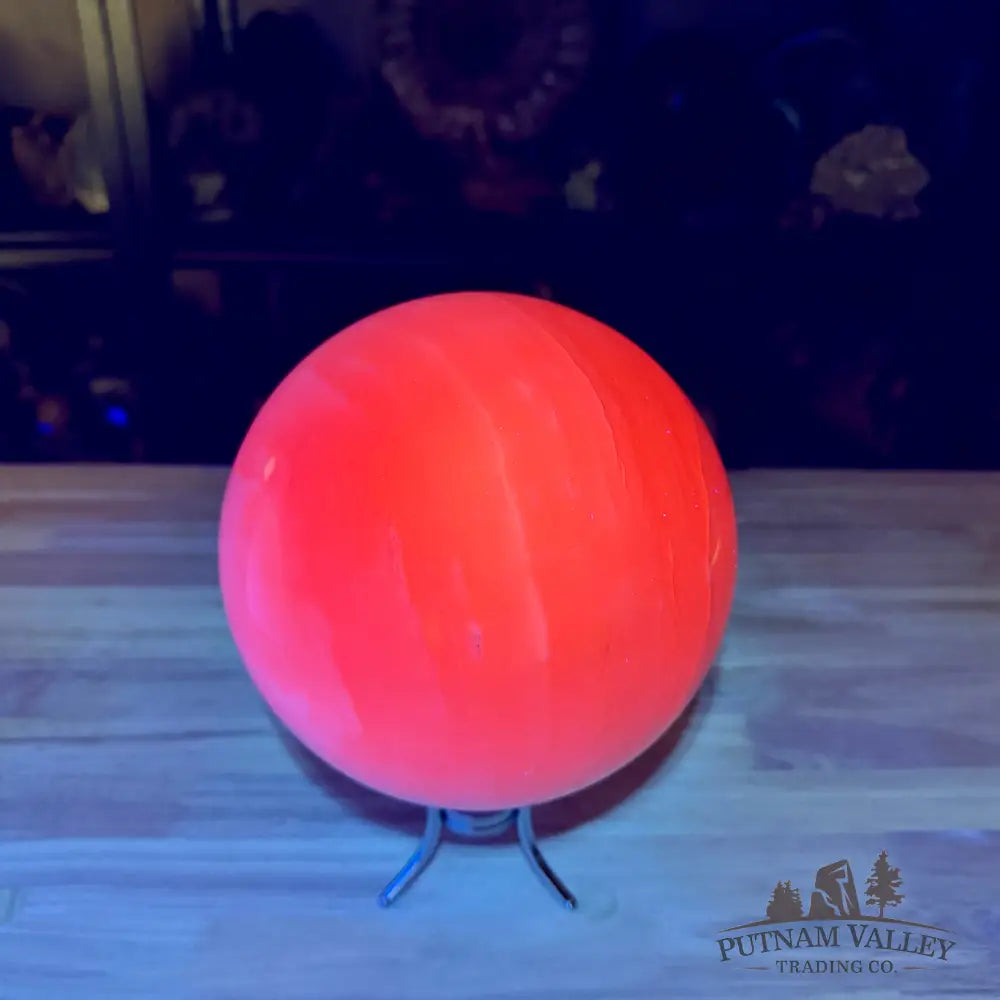 Pink Mangano Calcite Sphere 7.15’’ - Sphere