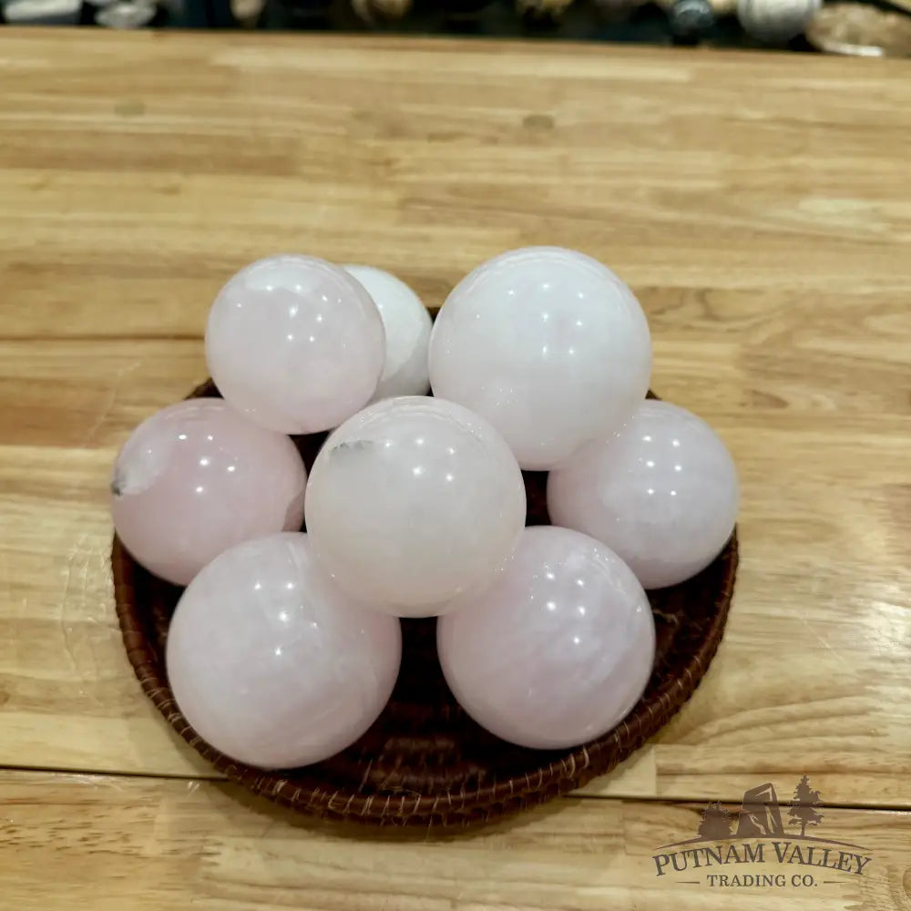 Pink Mangano Calcite Spheres | In Select Sizes - Sphere