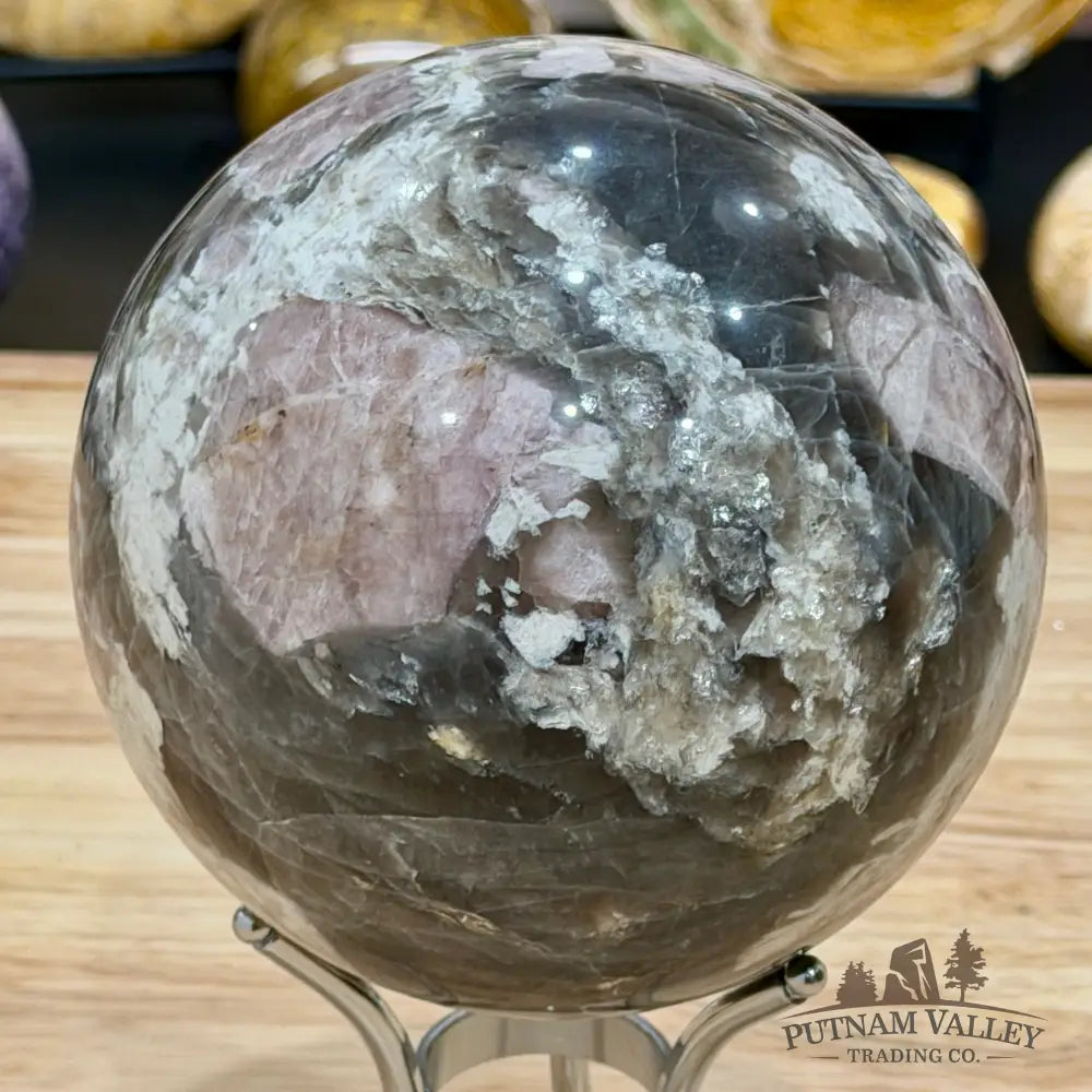Pink Tourmaline in Quartz Sphere 5.3’’ - Sphere