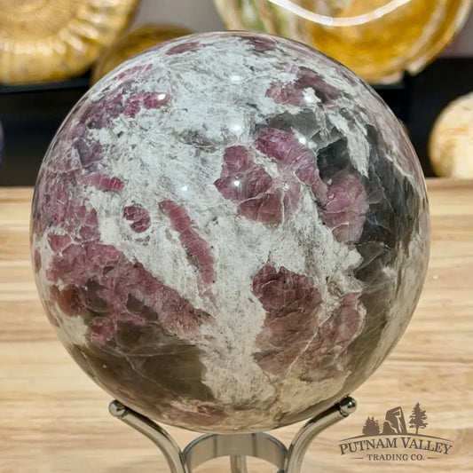 Pink Tourmaline in Quartz Sphere 5.3’’ - Sphere